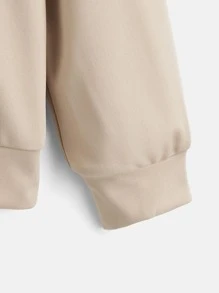 SHEIN 男孩字母和圖形連帽衫