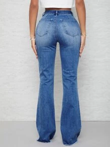 SHEIN SXY High Waist Flare Leg Jeans