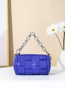 鍊條設計包帶配件DIY配件可調節替換肩帶時尚耐用 - 銀色 - 查看 3