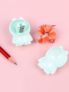 2pcs Cartoon Graphic Random Pencil Sharpener - Multicolor - View 2
