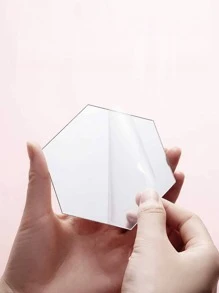 12 miếng dán tường gương lục giác, miếng dán gương trang trí hình học bằng nhựa dùng để trang trí nhà cửa, trang trí tường, trang trí phòng, gương treo tường, gương cho phòng, trang trí phòng tắm, trang trí phòng khách - Bạc - Xem 4