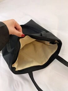 Portable Women's Tote Bag, Perfect For Business, Work, Commuting, High School, Portable, Suitable For Teen Girls And College Girls, Perfect For Office, College, Elementary School, Junior High School, Work, Stadium, Sports, Lightweight And Durable Large Capacity Shoulder Bag, Versatile In Autumn And Winter Seasons, Suitable For Back To School And Travel