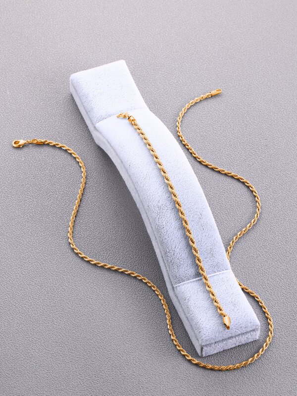 2pcs Men Minimalist Jewelry Set SHEIN USA