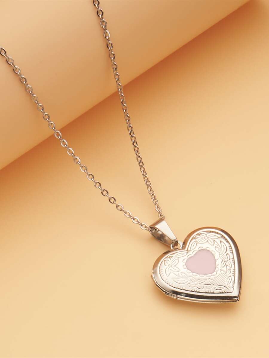 心形吊坠项链 情人节