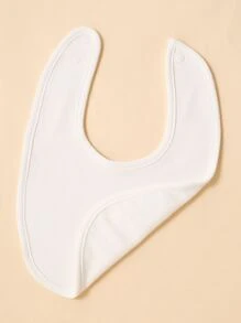 3入組嬰兒素色圍兜