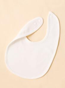 3入組嬰兒素色圍兜