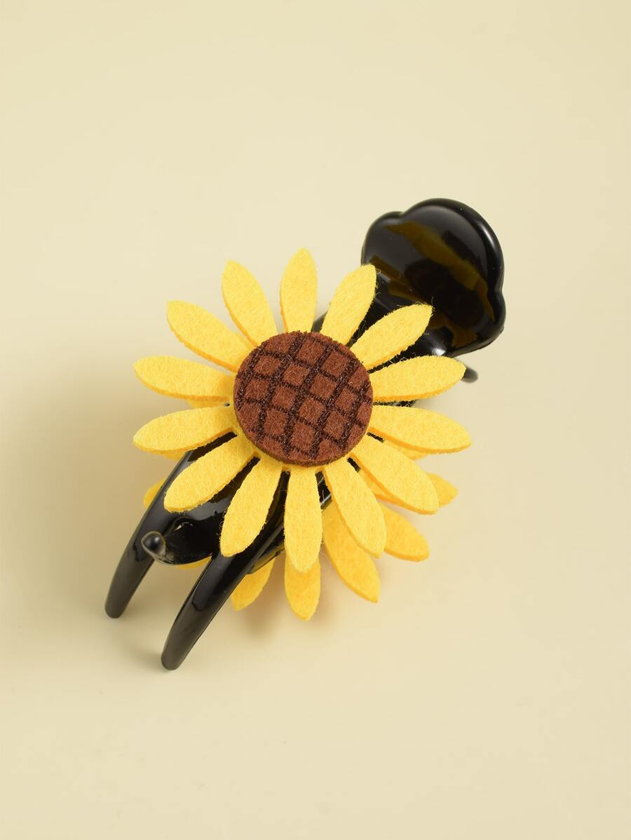 A Sunflower Hair Clip