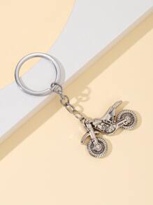 街头汽车钥匙扣吊坠汽车配件包饰学校可爱哥特 Y2k 圣诞礼物创意包挂绳带身份证夹汽车配件包饰 - 銀色 - 查看 3