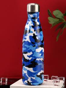 1入組500毫升不銹鋼保溫瓶廚房用迷彩圖案真空保溫瓶 - 彩色 - 查看 1