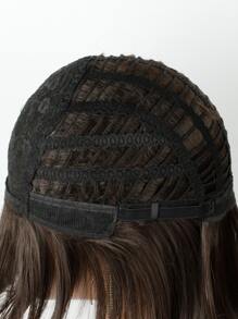 Peluca sintética largo rizado con tupe - Color Piano - Ver 6