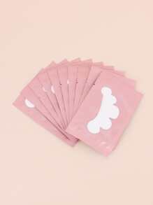 10pcs Makeup Auxiliary Eyelash Grafting Eye Stickers For False Eyelash Application - White - View 1