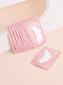 10pcs Makeup Auxiliary Eyelash Grafting Eye Stickers For False Eyelash Application - White - View 5