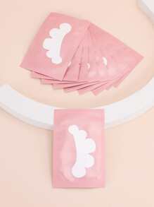 10pcs Makeup Auxiliary Eyelash Grafting Eye Stickers For False Eyelash Application - White - View 6