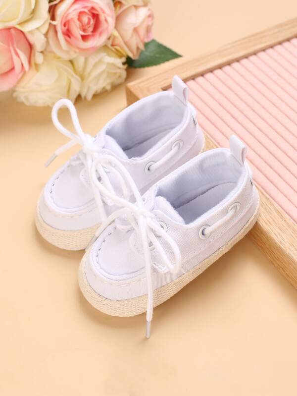 Baby Laceup Front Canvas Shoes SHEIN USA