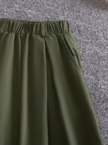 SHEIN Bộ hai mảnh Gái Lá thư Giải trí - Nhiều màu - Xem 8