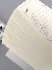 1pc Plan Spiral Notebook - màu nâu - Xem 6