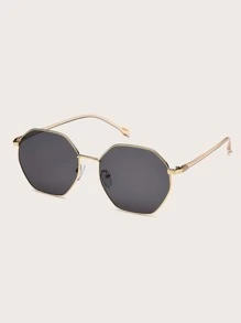 1pc Retro Small Sized Fashion Glasses For Men, Suitable For Daily Wear - Black - View 3