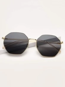 1pc Retro Small Sized Fashion Glasses For Men, Suitable For Daily Wear - Black - View 5