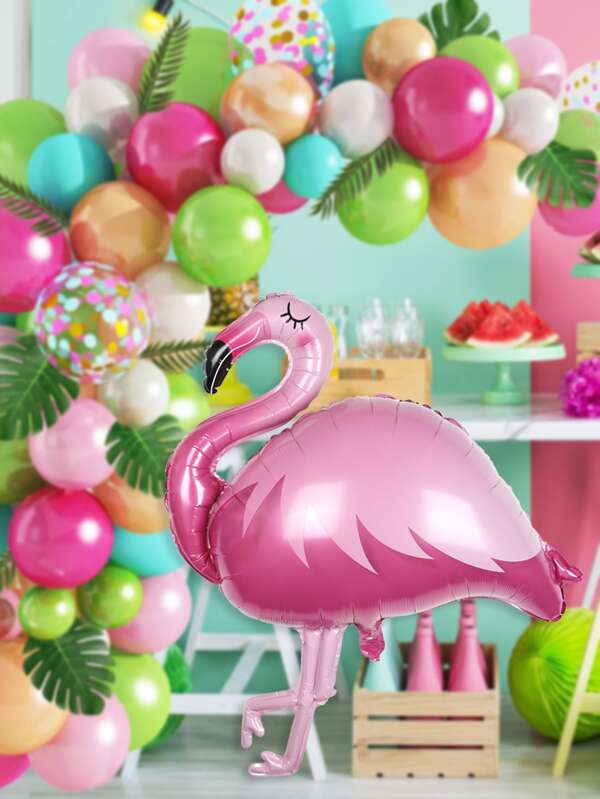 1/2pcs Large Standing Flamingo Foil Balloon, For Valentine's Day, Birthday, Baby Shower, Bachelorette Party Flamingo Themed Decoration,Christmas