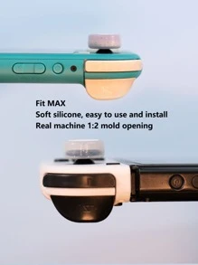 4 cái Ghost Pattern Rocker Cap Nút Nắp đậy tương thích với Nintendo Switch - Nhiều màu - Xem 5