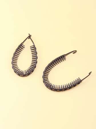 2pcs Heart Decor Banana Clip Casual,Banana Clip Valentine's Day Valentines Hair Clips Claw Clips Hair Claws Hair Barrettes, School Stuff, Hair Accerssories