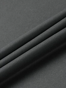 Manfinity Homme 男士標語和宇航員印花運動衫 - 灰色 - 查看 5