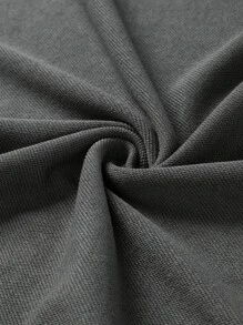 Manfinity Homme 男士標語和宇航員印花運動衫 - 灰色 - 查看 7