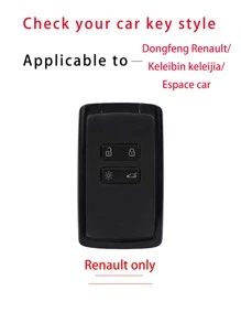 Funda de llave de coche compatible con Renault - Multicolor - Ver 3