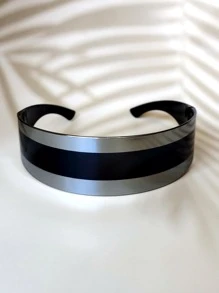 1 chiếc kính trang trí phong cách Cyberpunk cá nhân hóa, mạ lớp phủ, mang hơi hướng tương lai (không kèm hộp đựng) - Nhiều màu - Xem 3