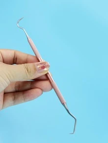 Stainless Steel Dental Pick - Rusty Rose - View 2