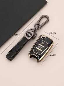 Car Key Case Compatible With Hyundai - Multicolor - View 5