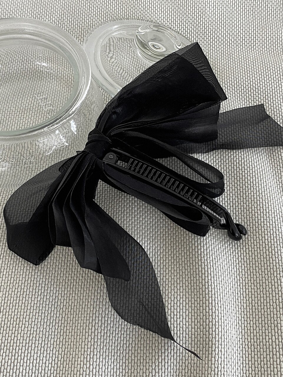 Bow Decor Banana Clip