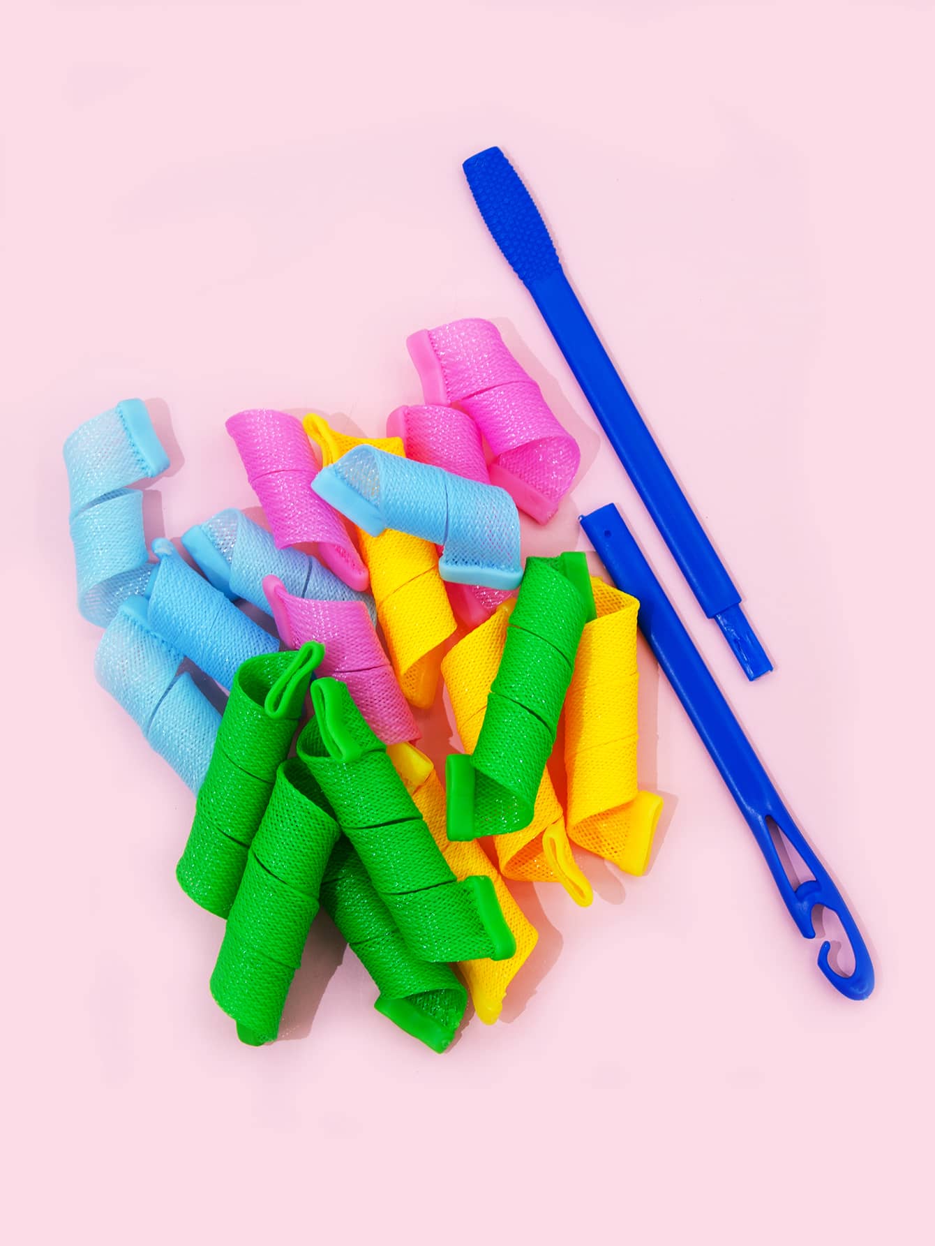 18 件装便携式卷发器美发配件卷发器美发工具 DIY 卷发筒