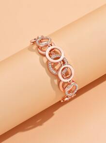 Vòng đeo tay trang trí bằng đá rhinestone - Nhiều màu - Xem 5