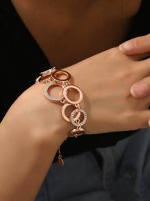 Vòng đeo tay trang trí bằng đá rhinestone - Nhiều màu - Xem 3