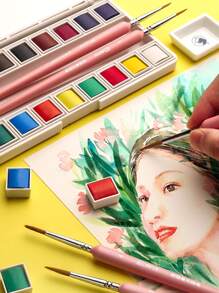 5入組水彩鉤線繪畫刷