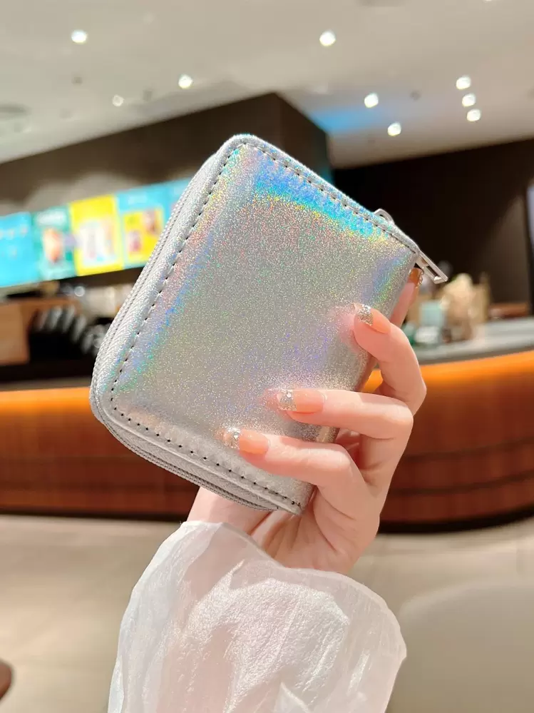 holographic card wallet IRIDESCENT SARAH – traceytanner main image 1