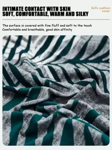 1 pieza Funda con patrón de planta de asiento de sofá - Multicolor - Ver 4