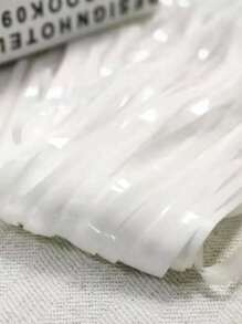 1pc Disposable TPE Party Decorative Tassel Curtain,Simple Tassel Curtain For Party Decoration - White - View 2