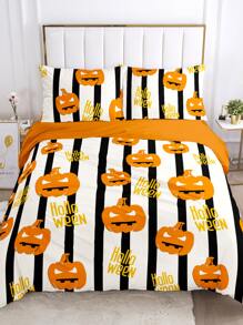 Set colcha sin relleno con patrón de Halloween - Multicolor - Ver 1