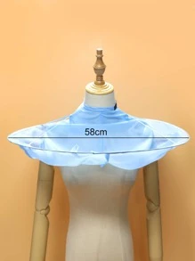 1入組成年人理髮剪髮圍兜披肩不粘頭髮家庭剃須人工製品披肩孩子們剪髮圍裙