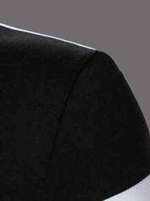 Manfinity Homme 男士條紋印花撞色POLO衫 - 彩色 - 查看 5