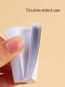 FULL BEAUTY 50张指甲油调色纸，美甲用品，美甲工具，美甲艺术工具，返校季，美甲，美甲贴片工具 - 白色 - 查看 6