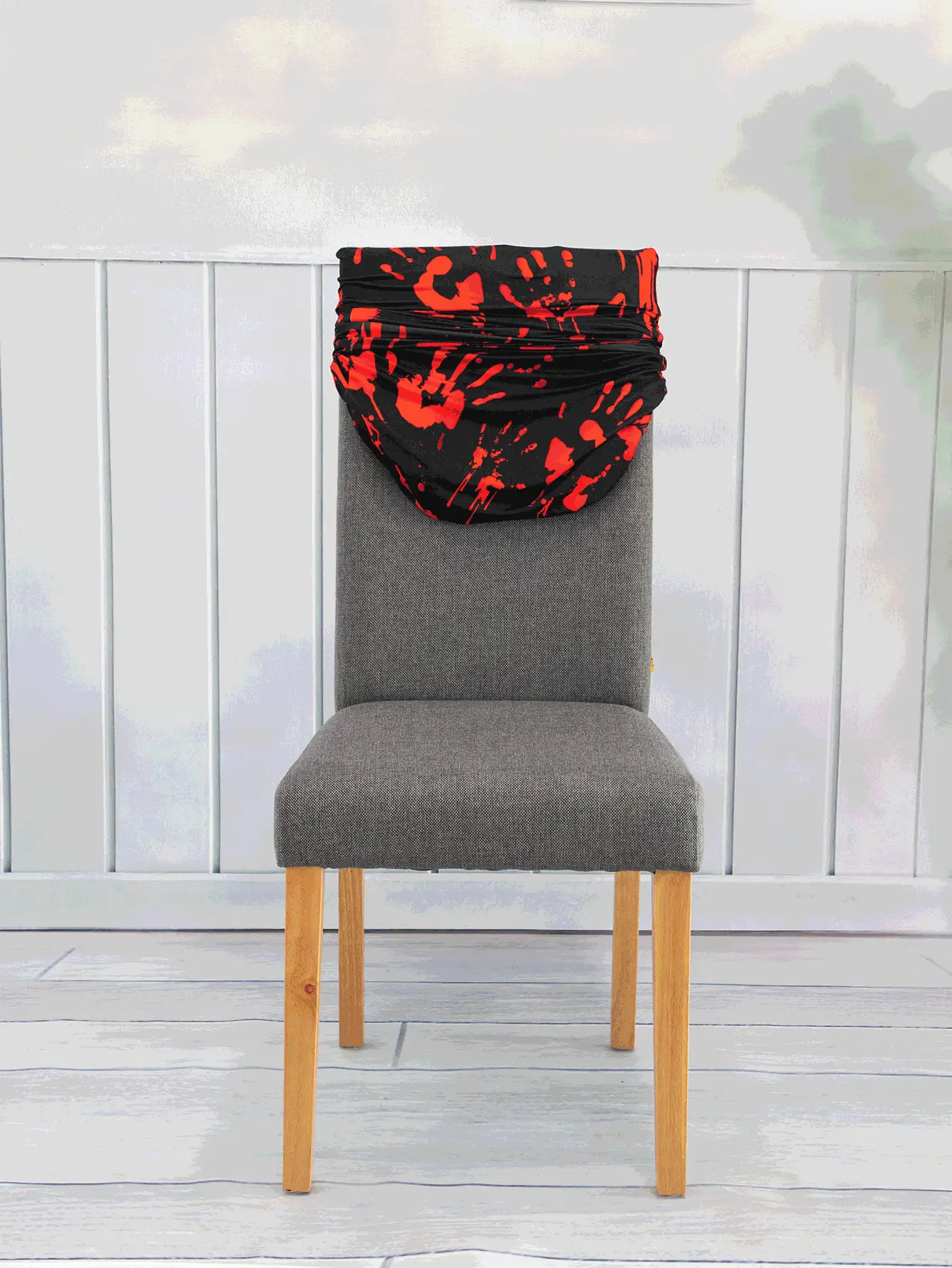Funda para silla Halloween mano - Multicolor - Ver 2
