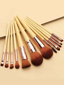 12pcs Makeup Brush Set,Brush Set,Makeup Brush Kit,Make Up Brush Set,Make Up Set Complete,Makeup Brush Set,Complete Makeup Kit,Brush Kit,Brushes Makeup Set,Makeup Gift Set,Set - Ginger - View 3