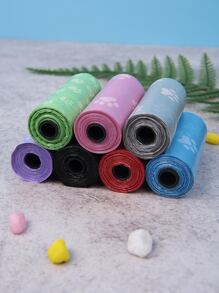 1roll Random Pattern Pet Poopbag - Multicolor - View 6