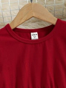 SHEIN Cô Gái Trẻ In hoa Viền Ruffle Váy có thắt lưng - Nhiều màu - Xem 5
