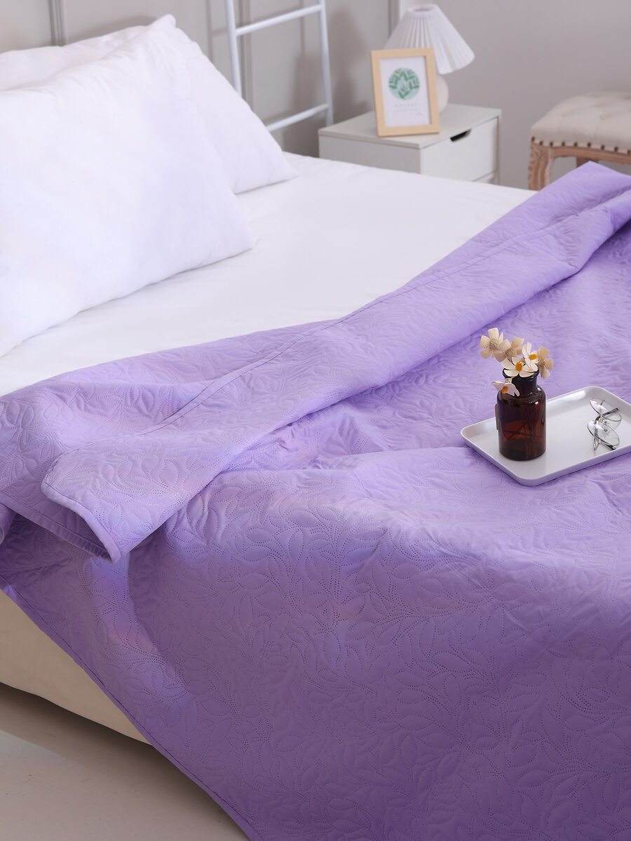 Colcha unicolor - Morado - Ver 1
