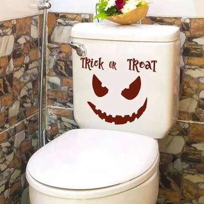 Halloween Slogan Graphic Wall Sticker