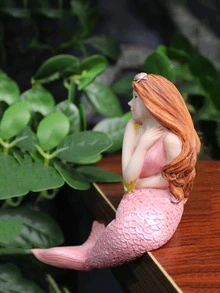 1 pieza Decoración sirena - Multicolor - Ver 4